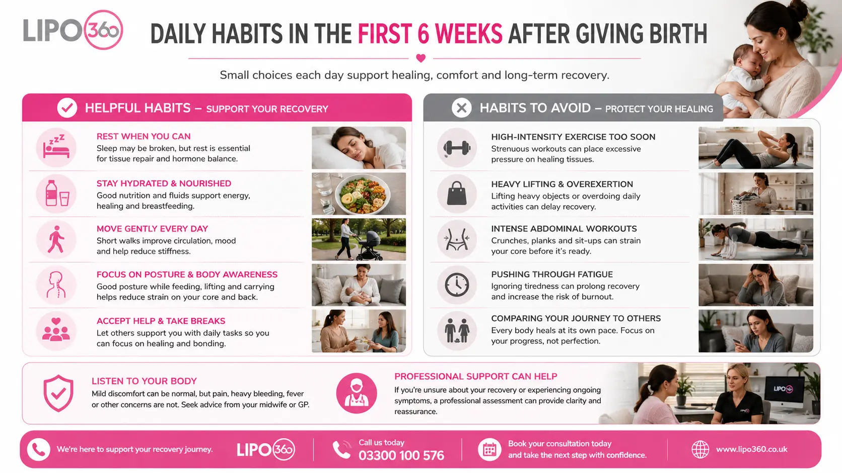 What to Do (and Avoid) in the First 6 Weeks After Giving Birth To Avoid Diastasis Recti 3 First 6 Weeks After Giving Birth To Avoid Diastasis Recti Ascot : Daily Habits in the First 6 Weeks After Giving Birth